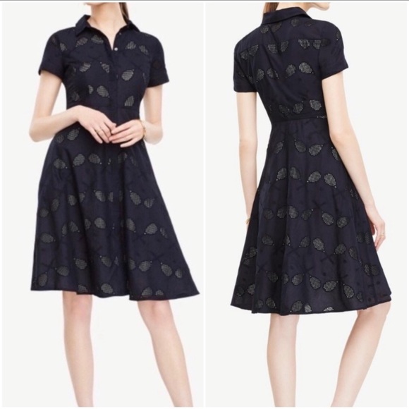 Ann Taylor Dresses & Skirts - Ann Taylor Tennis Racquet Eyelet Dress